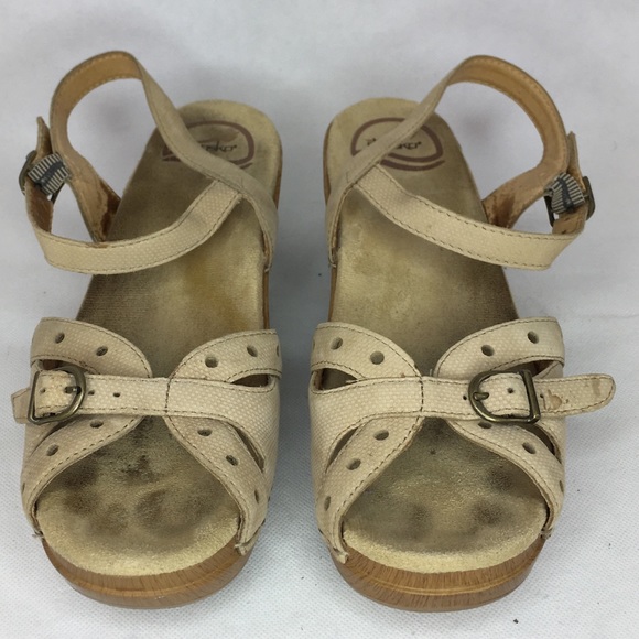 Dansko Size 38 Open Toe Sandals Clogs - Picture 2 of 7